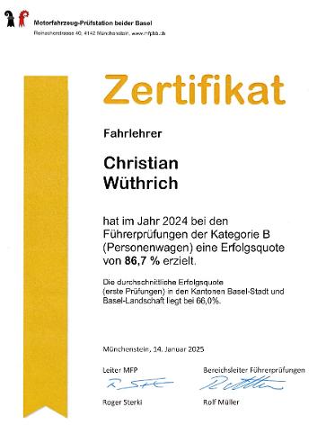 Prüfungserfolg